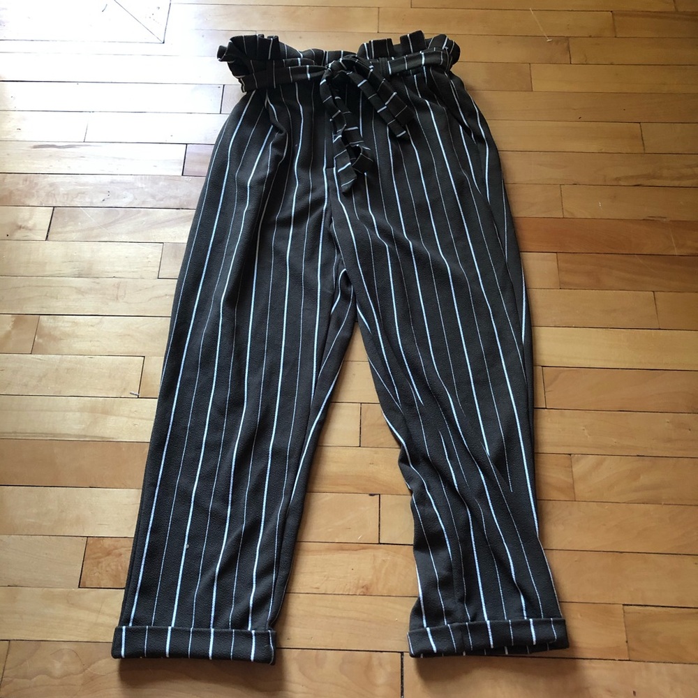 paper bag waist pants